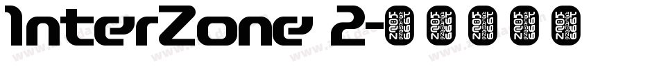 InterZone 2字体转换